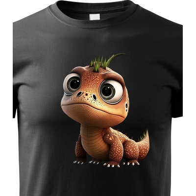 dětské triko dinosaurus 2 černá – Sleviste.cz