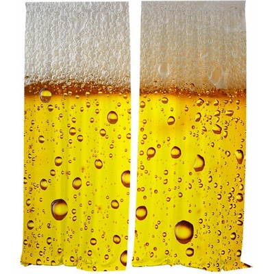 IMPAR Závěsy Pivo,140 × 250 cm
