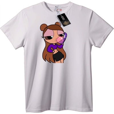 NOONEBRAND Тениска Момиче с мечи уши и балон - 3XL, White