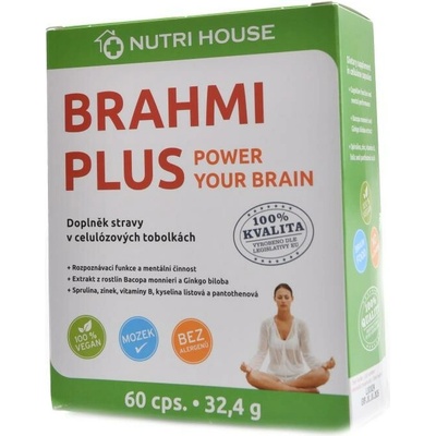 Nutrihouse Brahmi Plus 60 kapslí