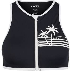 Roxy Дамско бикини горнище Roxy Women's The Retro Essentials Crop Top Bikini top - Anthracite (150-6369-0114)