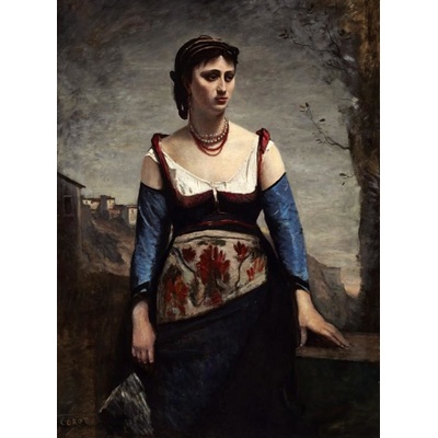 Grafika Baptiste-Camille Corot Agostina 1866 2000 dielov
