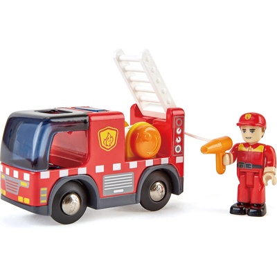 Hape Детска играчка HaPe International - Пожарна кола със сирени (H3737)