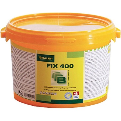 Bralep Disperzné lepidlo na koberce aj PVC FIX 400 9 kg Biela