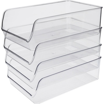 Silvercrest® Kuchynský organizér, 4 kusy (bez priehradiek) (100397606)