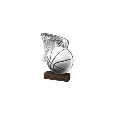 Poháry Bauer Dřevěná plaketa WF020 Basketball