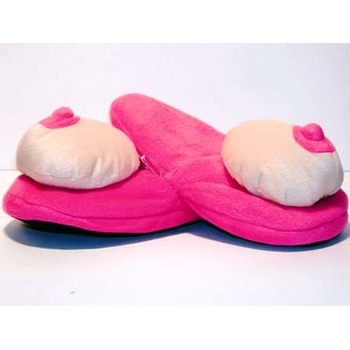 Papuče s prsiami - ružové