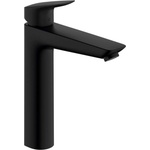 Hansgrohe Logis - Смесител за умивалник, EcoSmart, матово черно 71091670 (71091670)