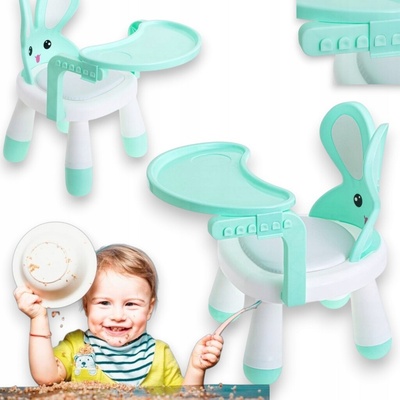FunPlay 5845 na kŕmenie a hranie ZAJAČIK 31x31x45cm tyrkysová