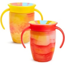 Munchkin Miracle 360° Tie Dye Cup Tropical žlutý a červený 2 ks 207 ml