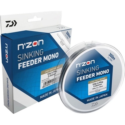 Daiwa N'Zon Line Sinking Feeder Mono 300 m 0,18 mm 2,4 kg