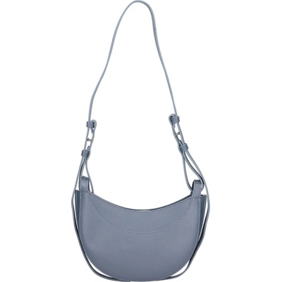Dámská kožená crossbody kabelka Italia Apolen modrá