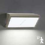 Brilagi Brilagi-led Външно стенно осветително тяло с вграден сензор triangle led/20w/230v сиво ip65 (bg1706)