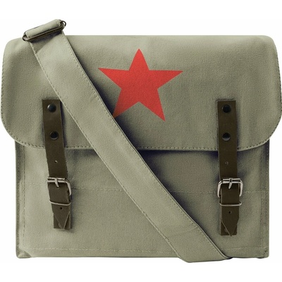 ROTHCO Taška přes rameno s hvězdou STAR Vintage ZELENÁ