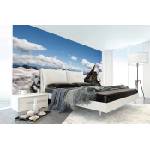 DIMEX ART Самозалепваща се флизелинова фототапета швейцарски алпи 375 x 250 см