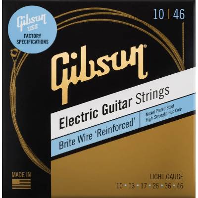 Gibson Brite Wire Reinforced Electric Gutar Strings Light