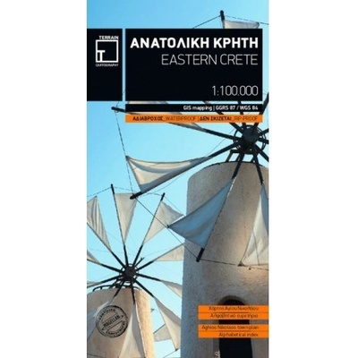 mapa Eastern Crete 1:100 t. laminovaná
