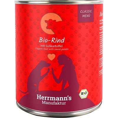 Herrmanns Classic Bio Menu Bio hovädzie s Bio batátmi 6 x 800 g