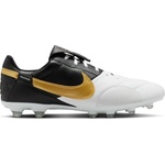 Nike Футболни бутонки Nike Premier 3 Adults Firm Ground Football Boots - White/Blk/Gold