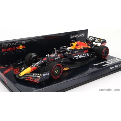 Minichamps Red bull F1 Rb18 Team Oracle Red Bull Racing N 1 World Champion Winner Belgium Gp 2022 Max Verstappen Matná Modrá Žlutá Červená 1:43