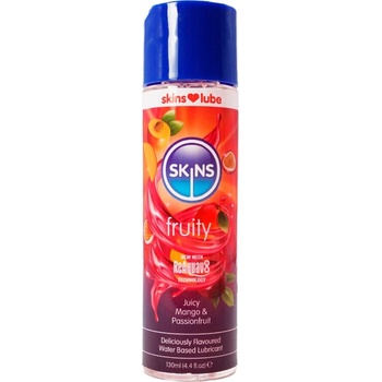 SKINS Лубрикант на водна основа skins - fruity water-based lubricant mango & passion fruit 130 ml