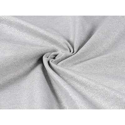 Dekorační látka LONETA - stříbrná - metráž šířka 140 cm