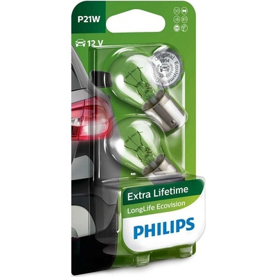 Philips LongLife EcoVision P21W BA15s 12V 21W