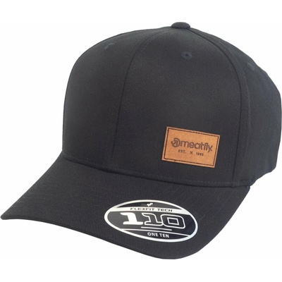 Meatfly Cougar Flexfit Black Černá
