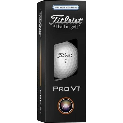 Titleist PRO V1 Performance Alignment bílo/modré 3 ks