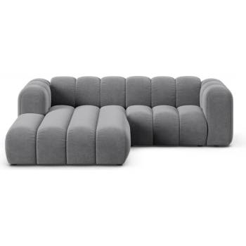 Micadoni Светлосив ъглов диван (ляв ъгъл) Lupine - Micadoni Home (MIC_0LC_44_F1_LUPINE5)