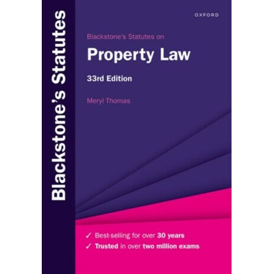 Blackstone's Statutes on Property Law - Meryl Thomas