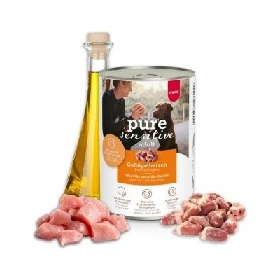 Mera Pure Adult Sensitive Geflügelherzen 400 g