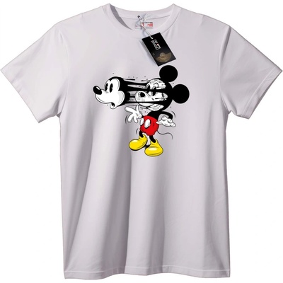 NOONEBRAND Тениска Mickey Mouse Черен - 2XL, Black