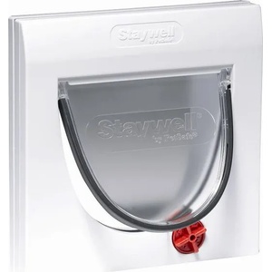 PetSafe Дверца за котки и кучета с тунел 917 ef, бяла