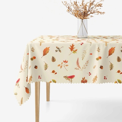 Goldea hranatý teflónový obrus jesenná príroda 120x140 cm