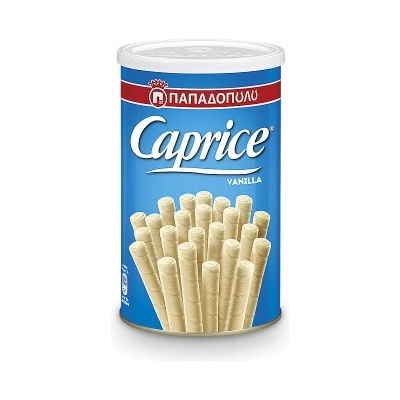 Papadopoulos Caprice plněné trubičky vanilka 250 g