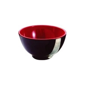 Horecano - Меламинова купа за ориз ф12см черно/червено SHIBUI-(219005RDBK) (0194402)