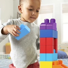 MEGA BLOKS Velký pytel kostek - Modrý (80)