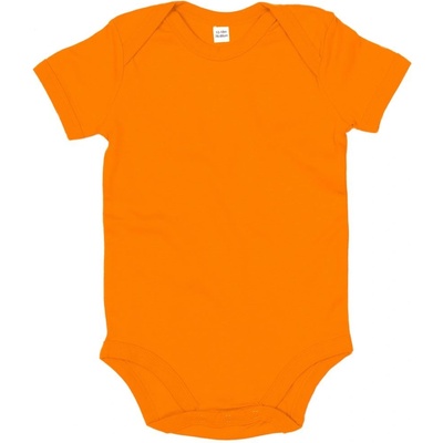 Babybugz Dojčenské body s krátkymi rukávmi Oranžová