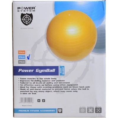 POWER SYSTEM POWER GYMBALL 65 cm – Zboží Mobilmania