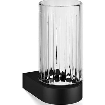 Decor Walther Чаша за четки за зъби Century релефна стенна черен мат (0586960)