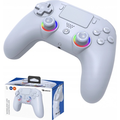 SUBSONIC by SUPERDRIVE Wireless LED PS4/PC bílý SA5639-2
