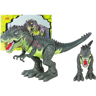 Mamido Dinosaurus Tyranosaurus Rex na batérie zelený