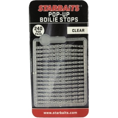 Starbaits Bait Stopper Pop UP Fluo průhledná 240ks