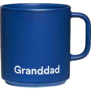 Design Letters Чаша с дръжка Favourite Granddad морскосиня (10101008MBGRANDDAD)