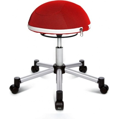 Topstar Aktivní balanční sedák Sitness Halfball červený