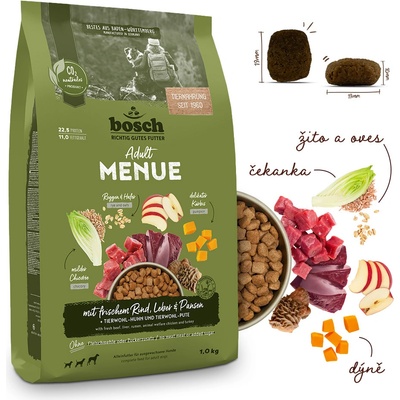 Bosch HPC Menue Adult with beef & offal rye & oats 1 kg