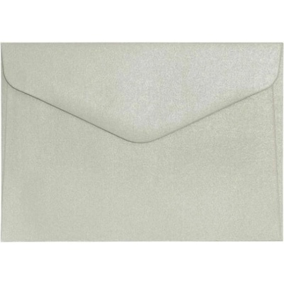 Ozdobné obálky Pearl - C6, 150 g/m2, perleťové, světle stříbrné