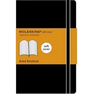 Moleskine Moleskine Soft Cover Pocket Ruled Notebook Black | Moleskine