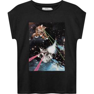 DEDICATED Дамска тениска DEDICATED Women's T-Shirt Visby Lazer Cats - Forged Iron (916-0914-0212)